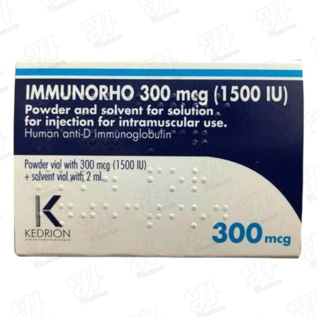 ANTI-D IMMUNORHO 300 MIC 1500 VIAL شوان