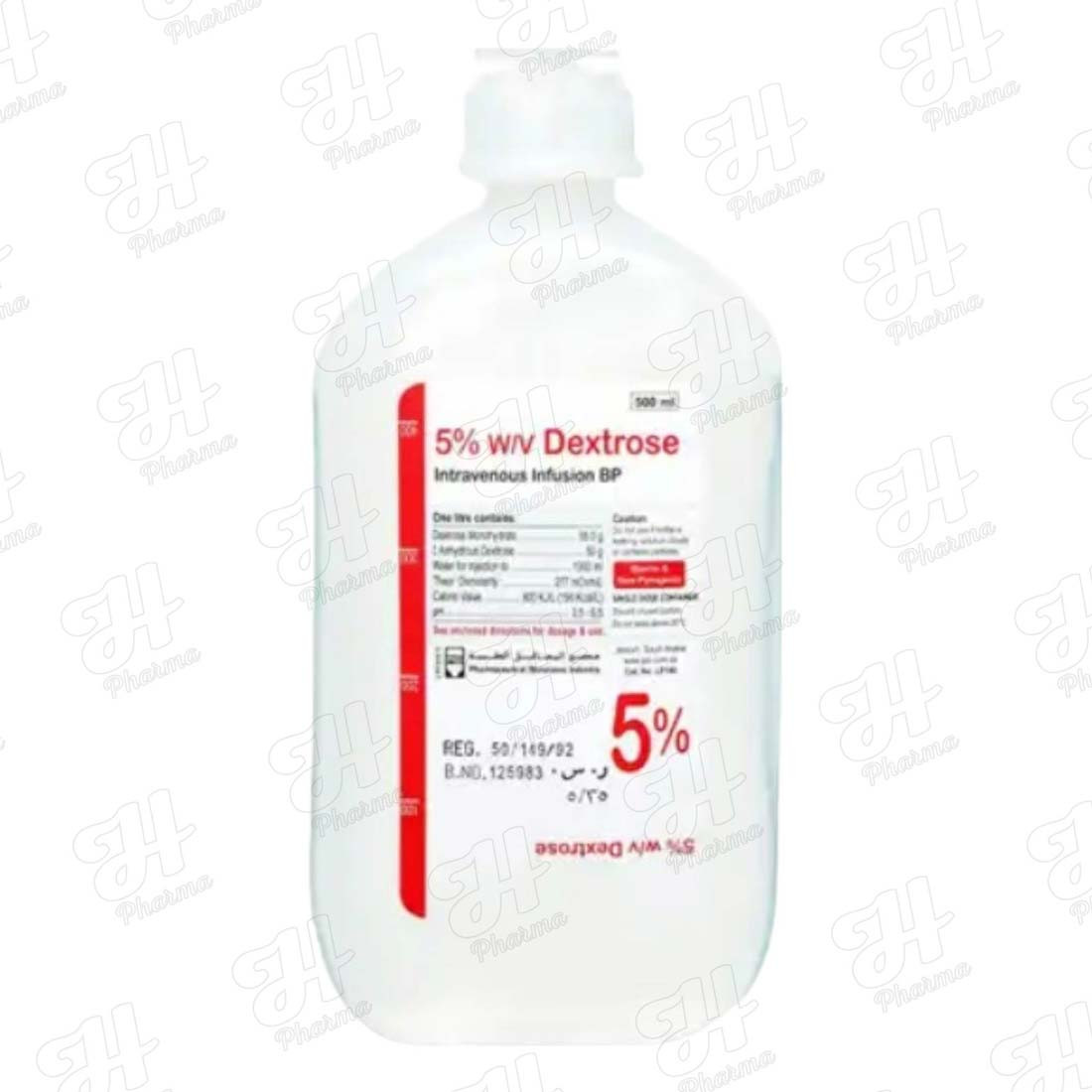 DEXTROSE 5% 500ML ديجستروز سعودي