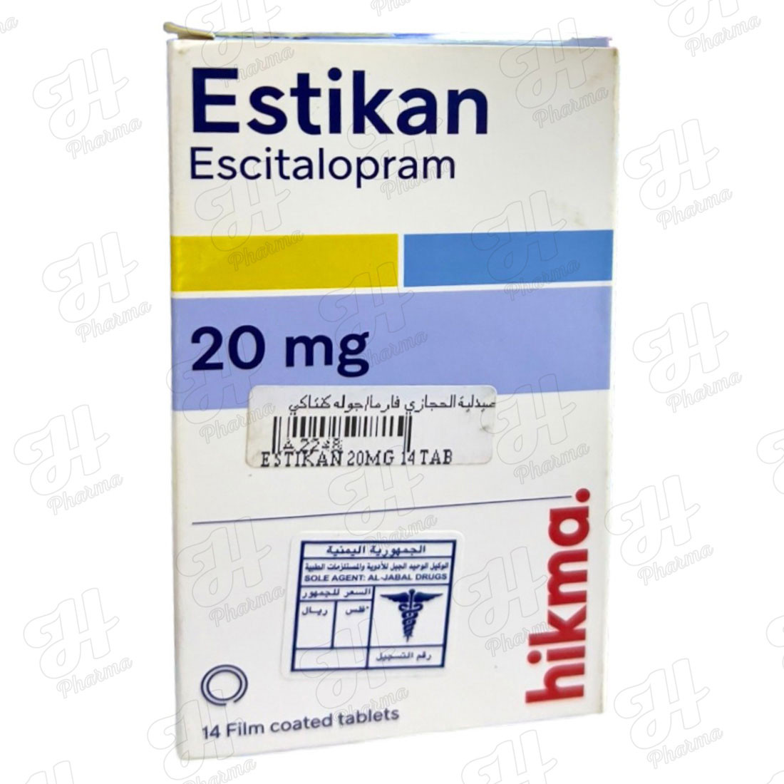 إستيكان 20 مجم 14 قرص