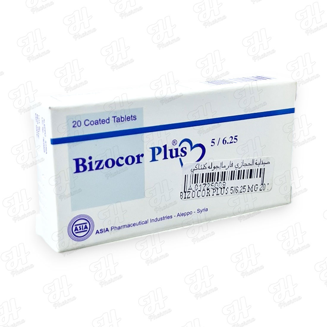 بيزوكور بلس 5/6.25 مجم 20 قرص