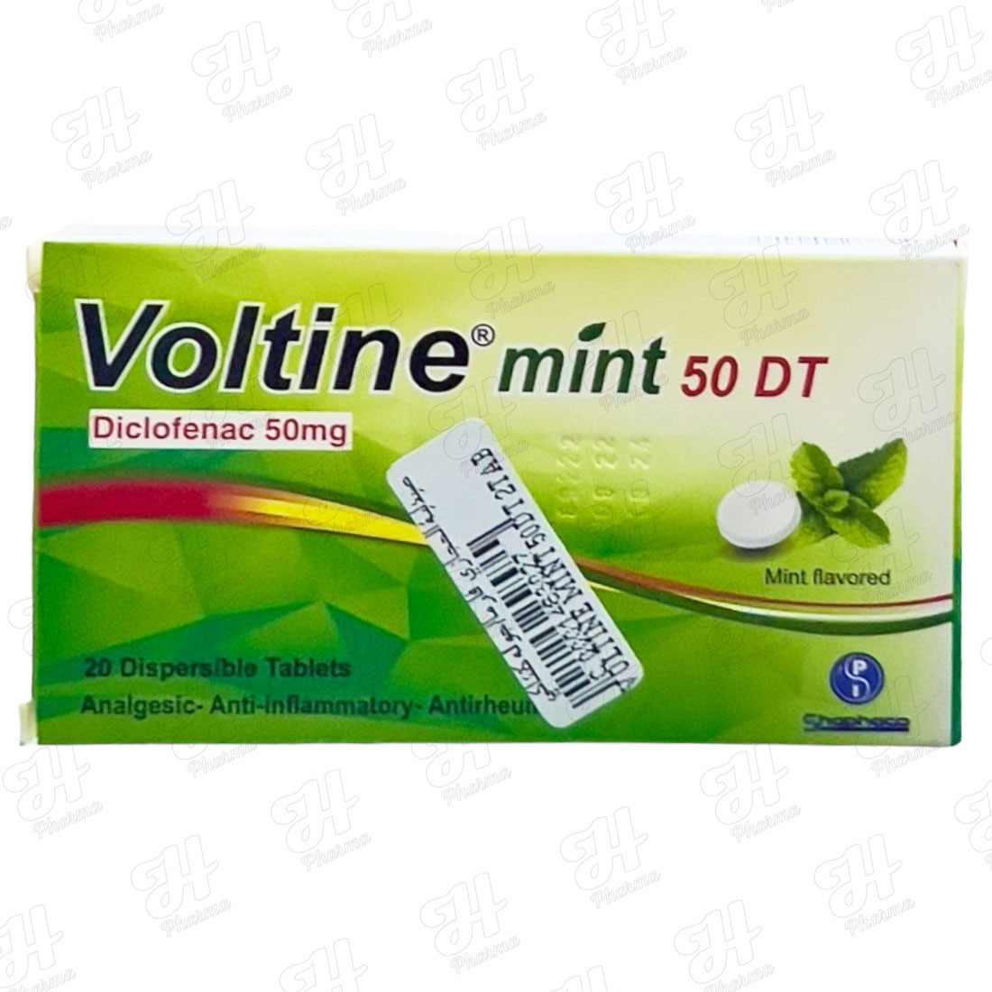 فولتاين نعناع 50دت 20قرص