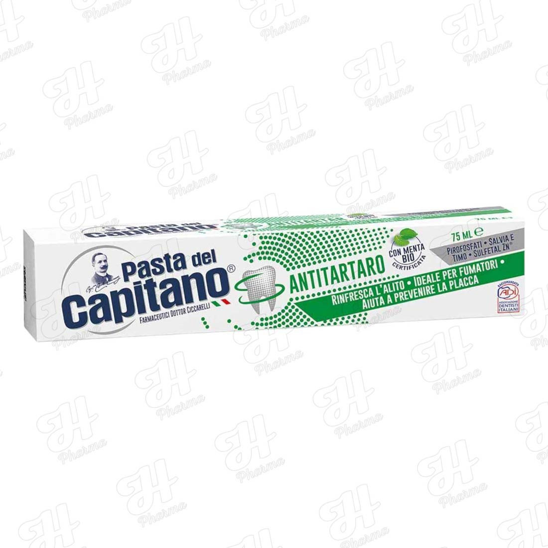 CAPYTANO ANTITARTARO معجون كابتانو ضد التكلسات اخضر